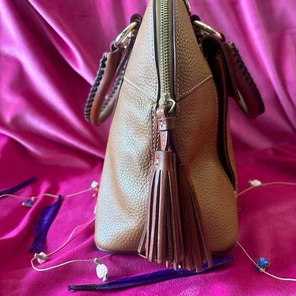 Dooney & Bourke Pebble Leather Aubrey satchel - Picture 5 of 13